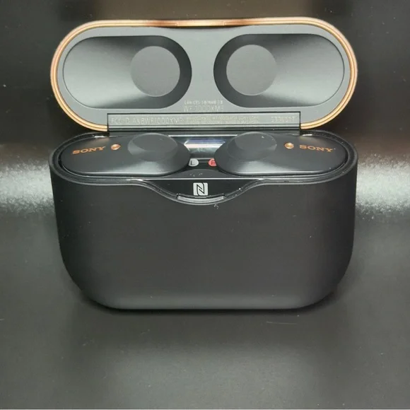 Sony Black and Gold Wireless Earbuds - Picture 2 of 6